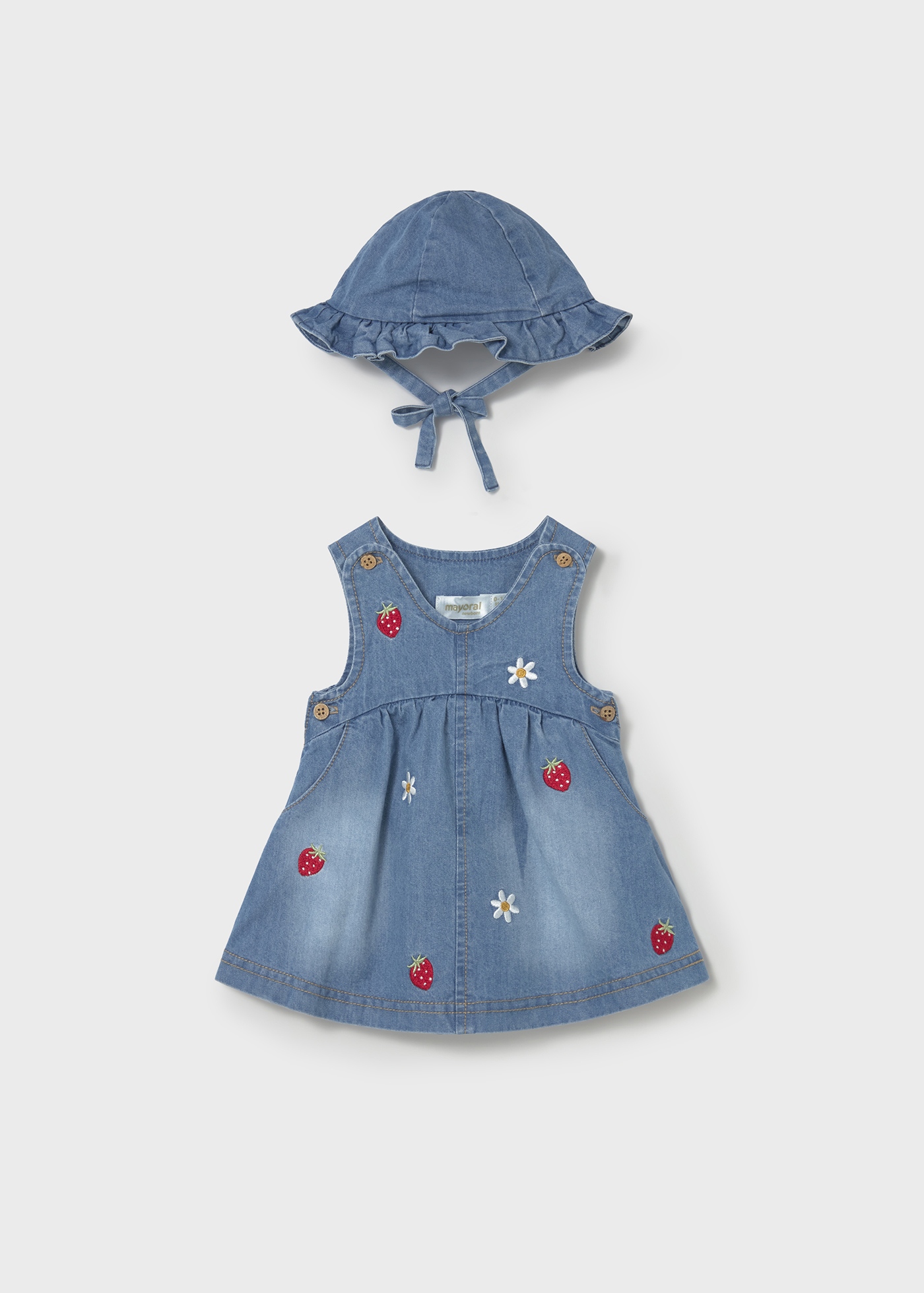 infant denim dress Miqool Newborn Baby Girl Sleeveless Layered Ruffle A-line Jean Dress Casual Summer Beach Sundresses, Infant Girl's, Size: 6 Months Size Chart Infant Girls' Ruffle Butts Flutter