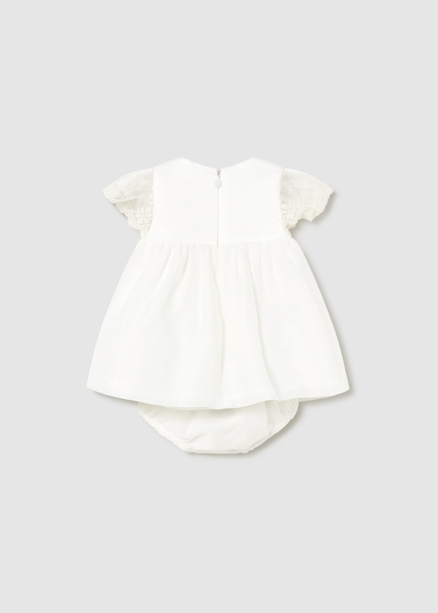 Newborn Girl Dress with Bloomers Cream | Mayoral Newborn Girl Dress with Bloomers Cream | Mayoral